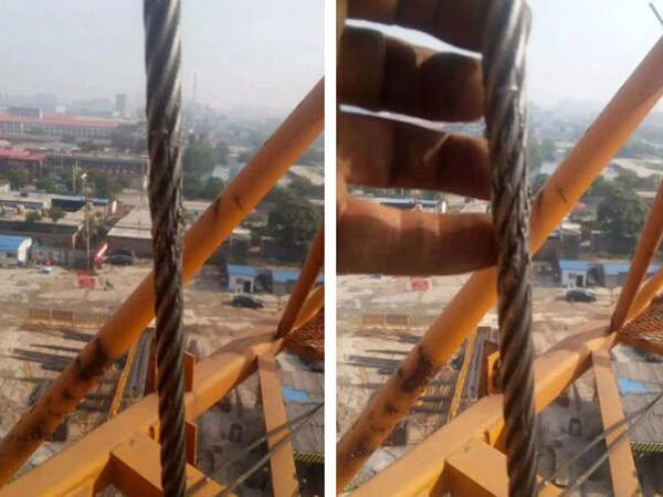 又一起鋼絲繩斷裂事故，造成2人被砸身亡！